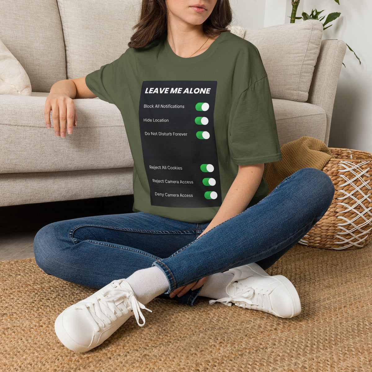 Leave Me Alone T-Shirt — 'Do Not Disturb Forever' Graphic Tee