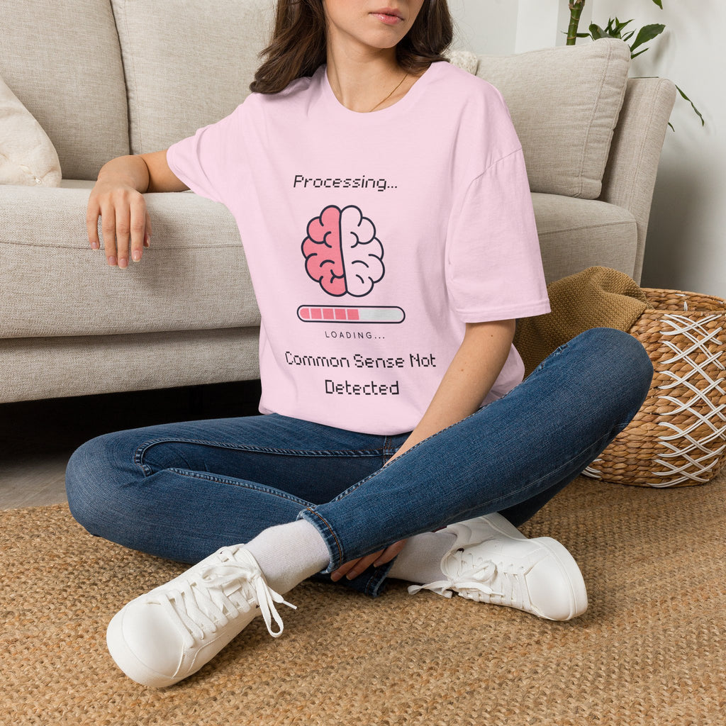 Common Sense Not Detected T-Shirt — Funny Tech Tee