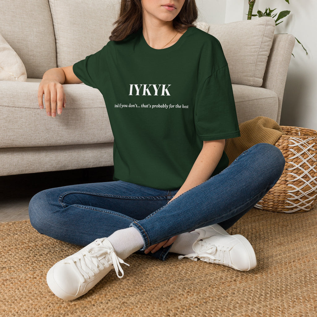 IYKYK T-Shirt Minimal Graphic Tee