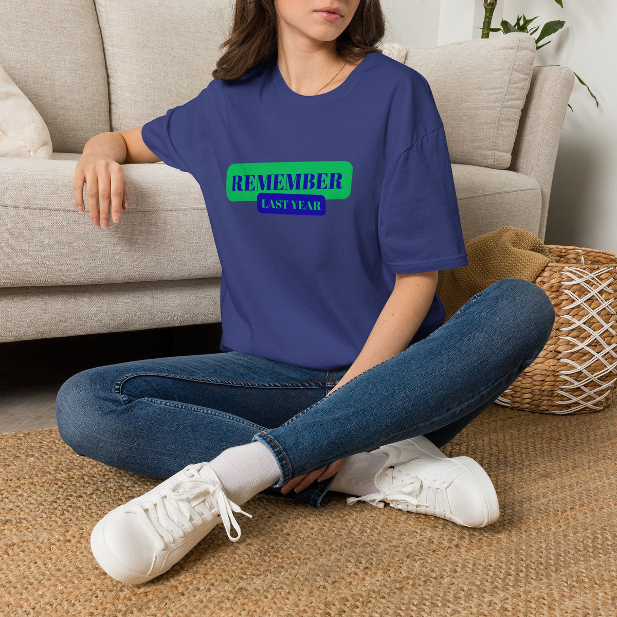 Remember Last Year T-Shirt — Retro Bold Graphic Tee