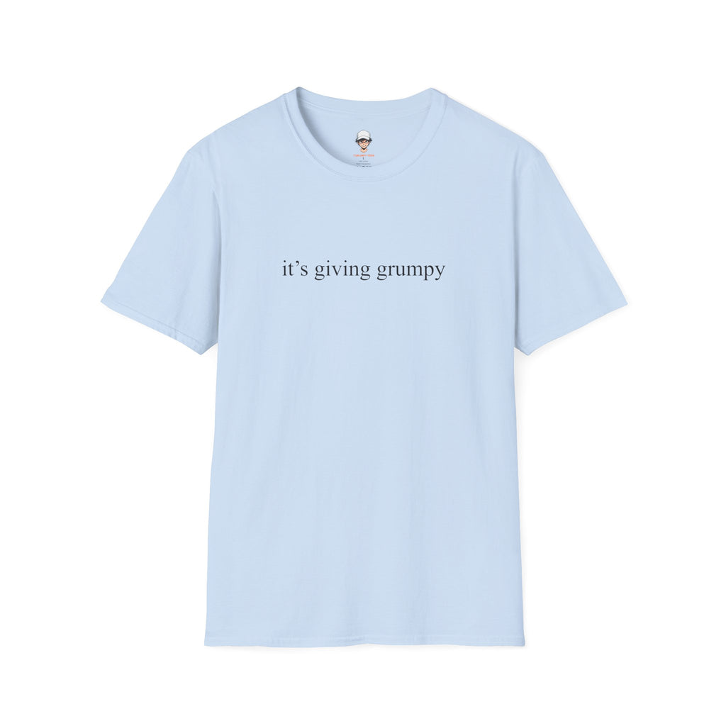 it's giving grumpy T‑Shirt — Minimalist Graphic Tee