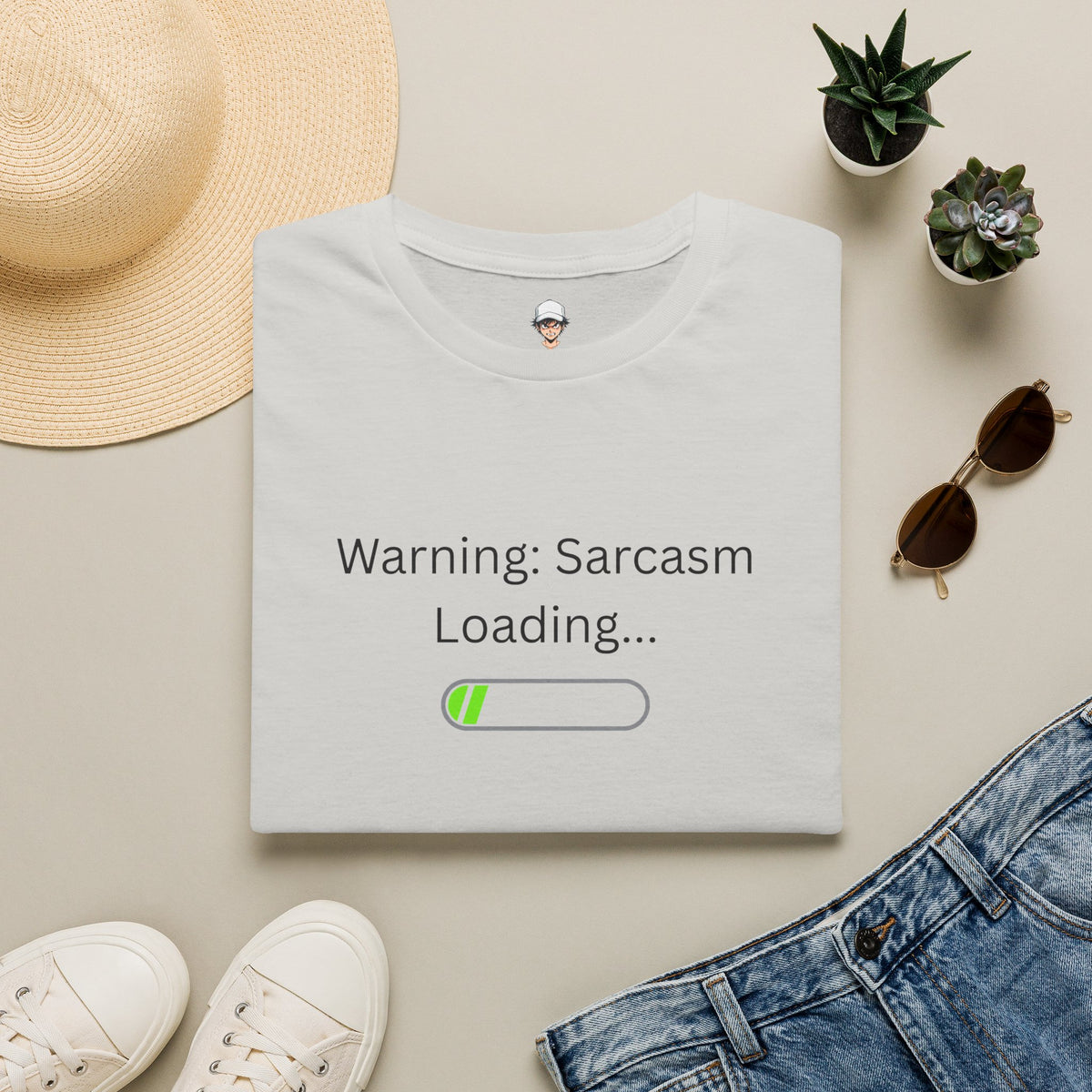 Sarcasm Loading T-Shirt — Funny Graphic Tee