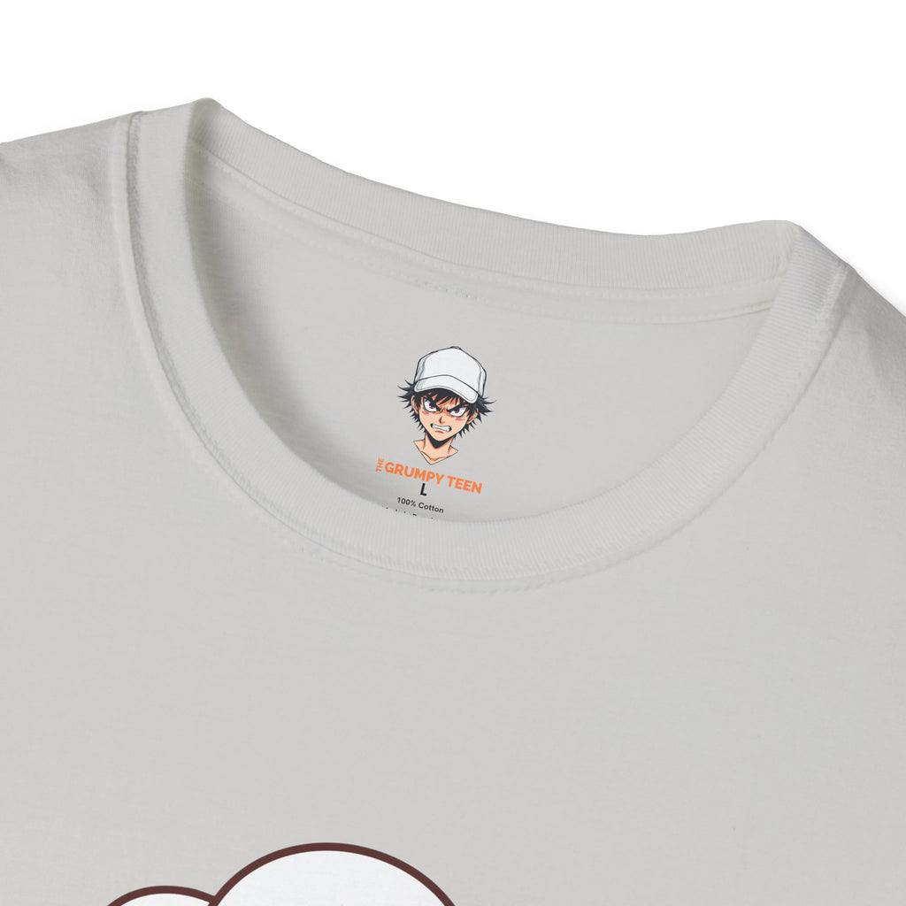 Personal Weather System: Grumpy T‑Shirt — Cute Angry Cloud Graphic Tee