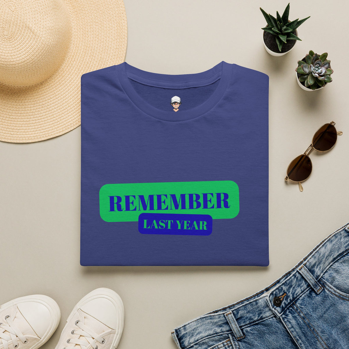 Remember Last Year T-Shirt — Retro Bold Graphic Tee