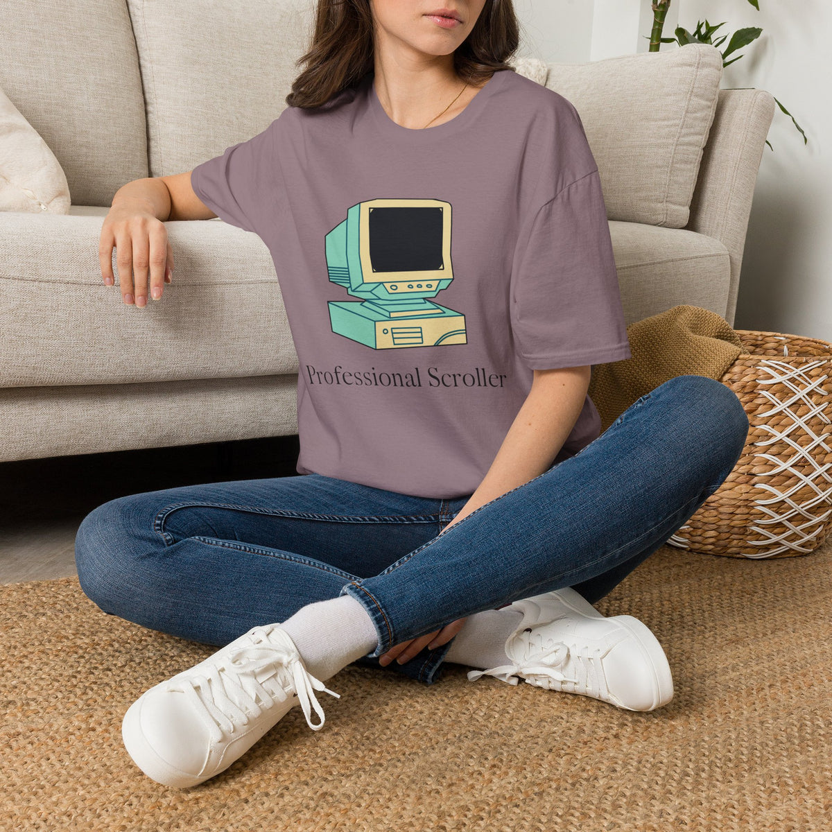 Retro Computer Illustration T-Shirt | Vintage PC Graphic Tee