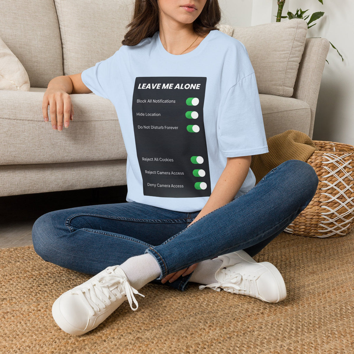 Leave Me Alone T-Shirt — 'Do Not Disturb Forever' Graphic Tee