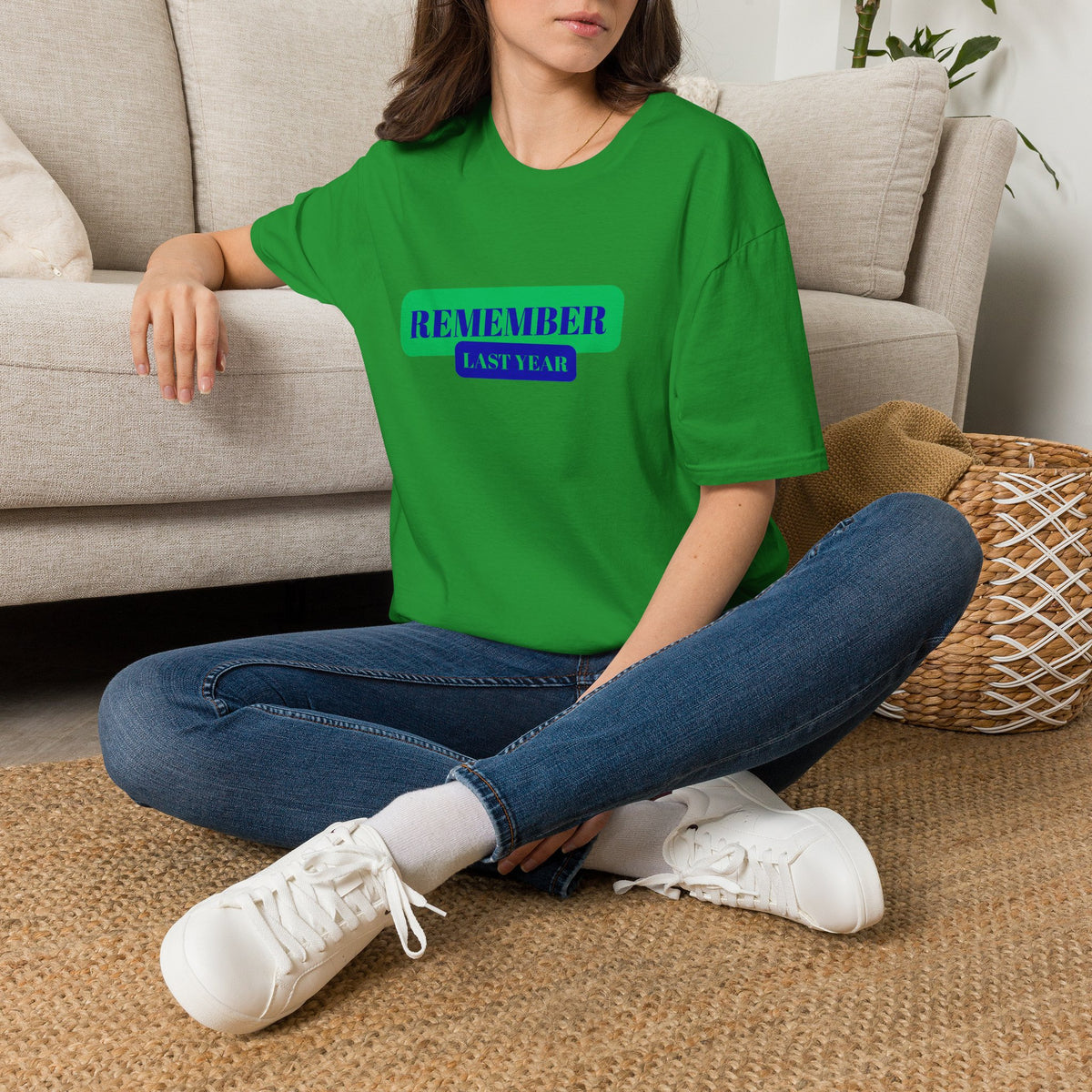 Remember Last Year T-Shirt — Retro Bold Graphic Tee