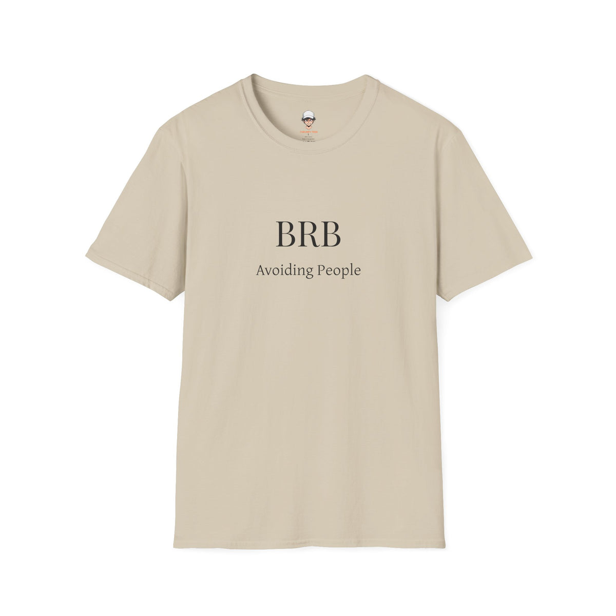BRB Avoiding People T-Shirt — Introvert Humor Graphic Tee