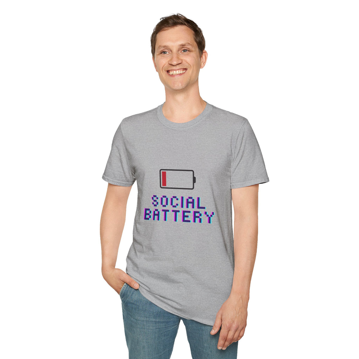 Low Social Battery T-Shirt — Tee for Introverts
