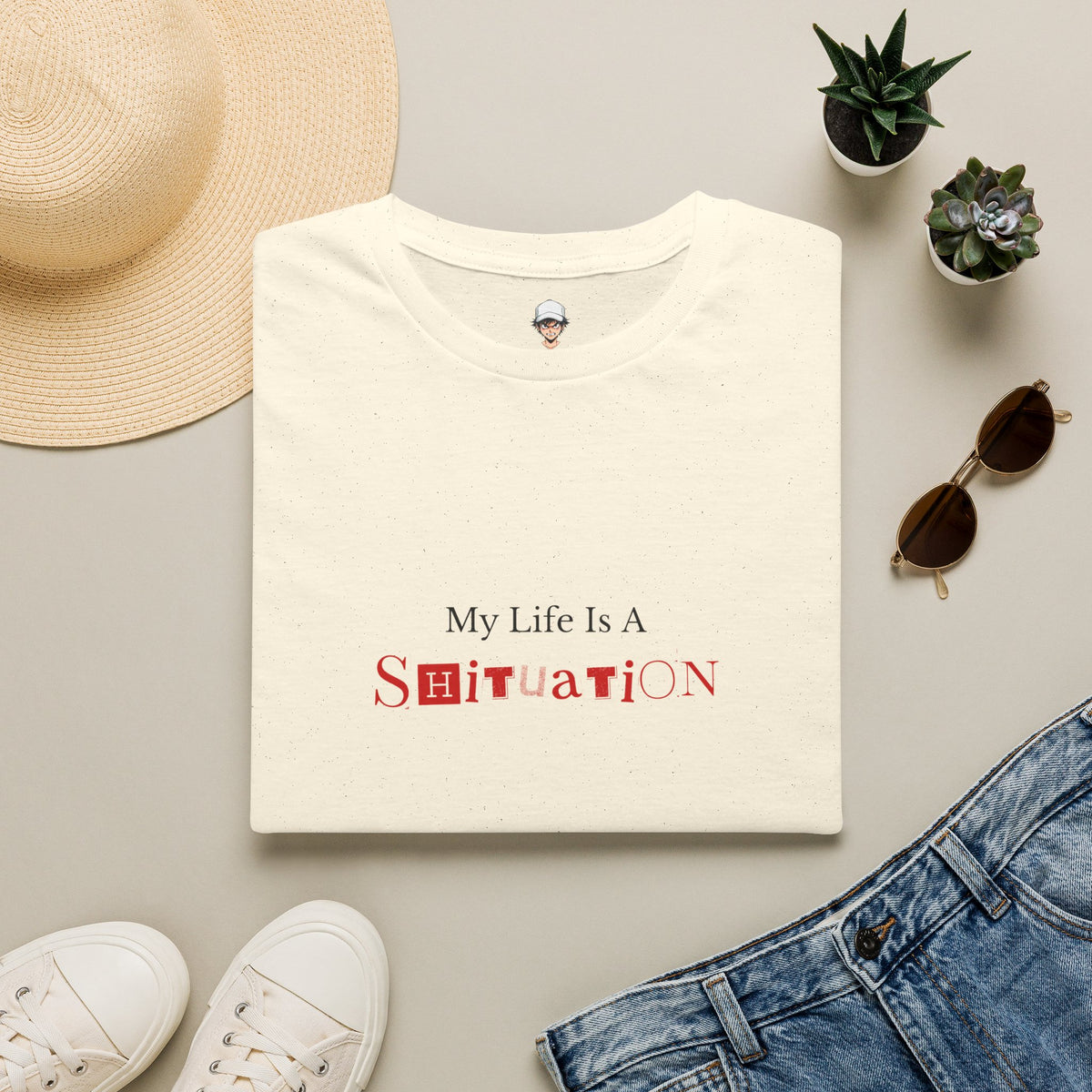“My Life Is A Shituation” Casual Tee