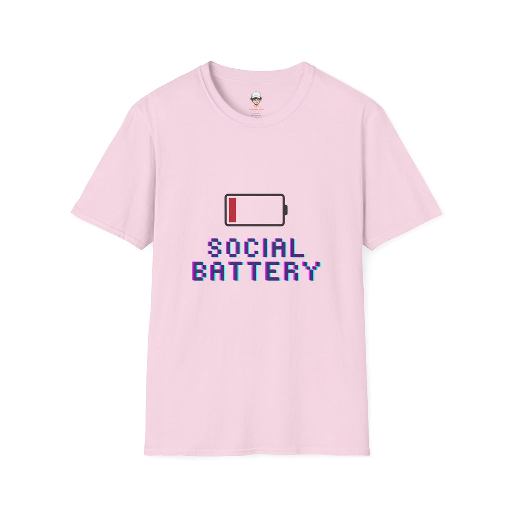 Low Social Battery T-Shirt — Tee for Introverts