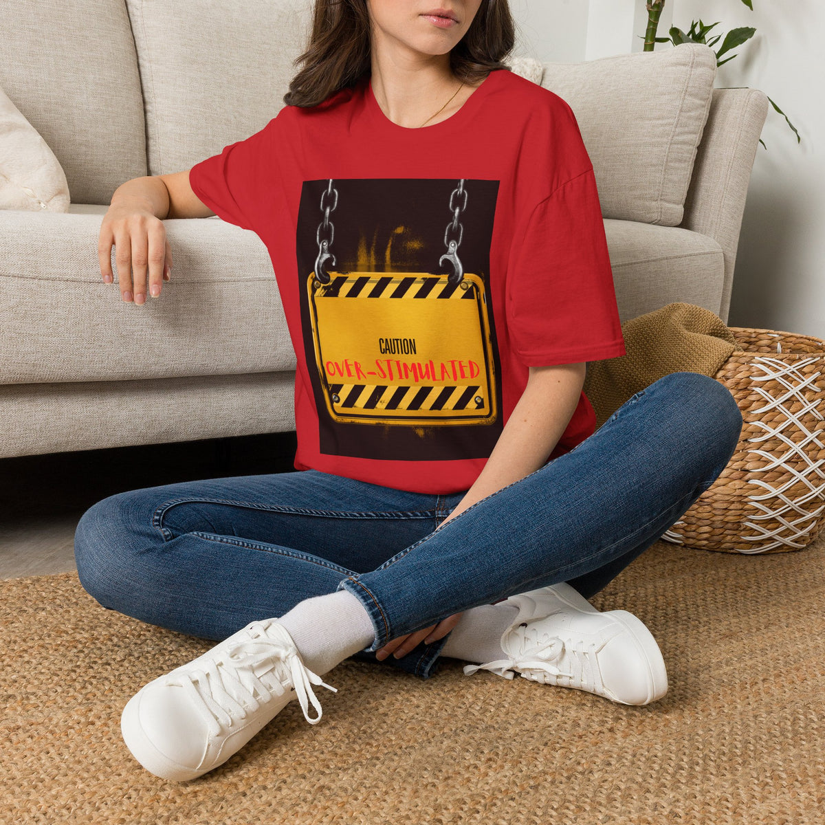 Caution: Over-Stimulated Graphic Tee