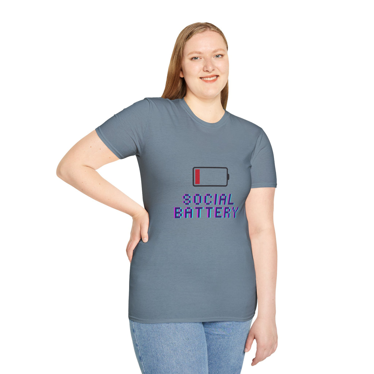 Low Social Battery T-Shirt — Tee for Introverts