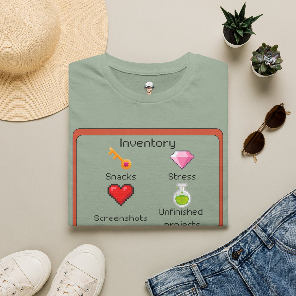 Gaming Inventory T-Shirt — Graphic Tee
