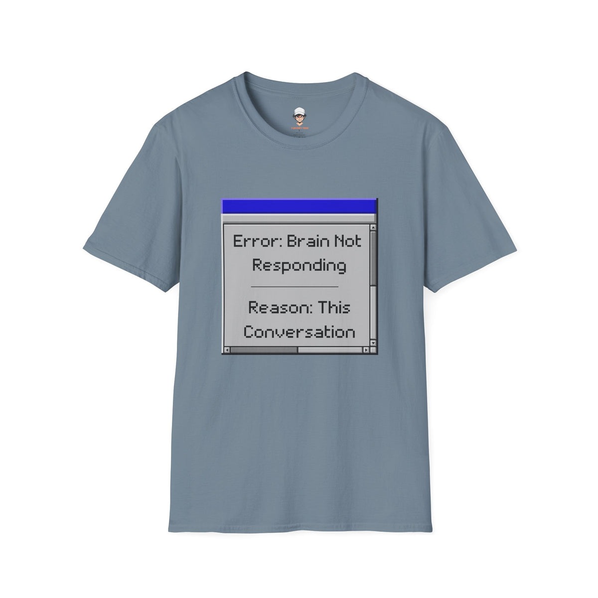 Error: Brain Not Responding T-Shirt — Retro Computer Graphic Tee