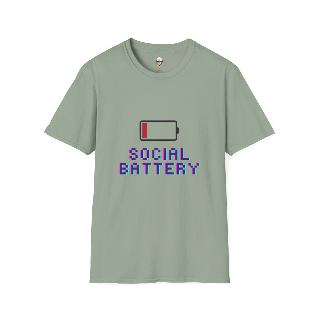 Low Social Battery T-Shirt — Tee for Introverts