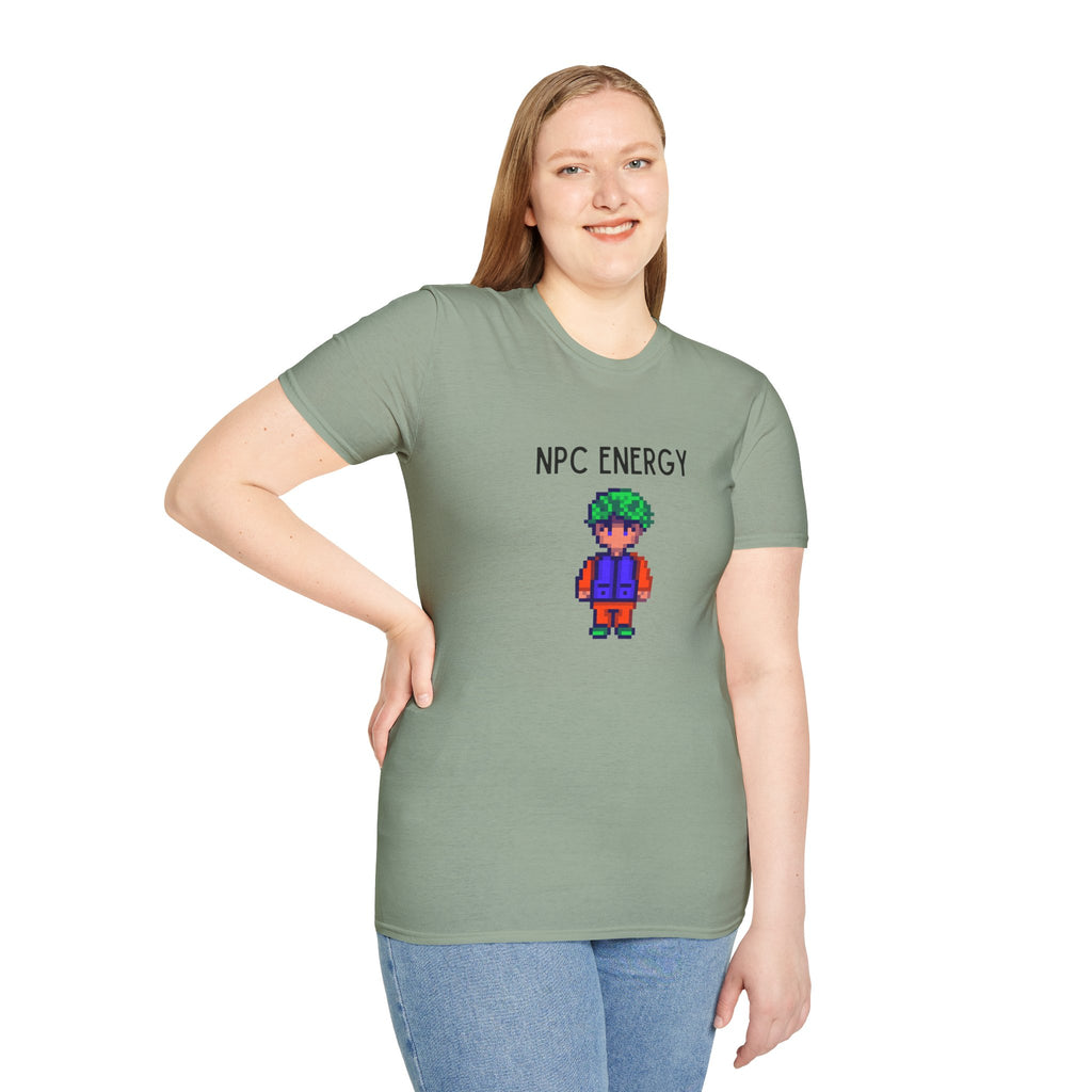 NPC Energy T‑Shirt — Retro Pixel Gamer Tee