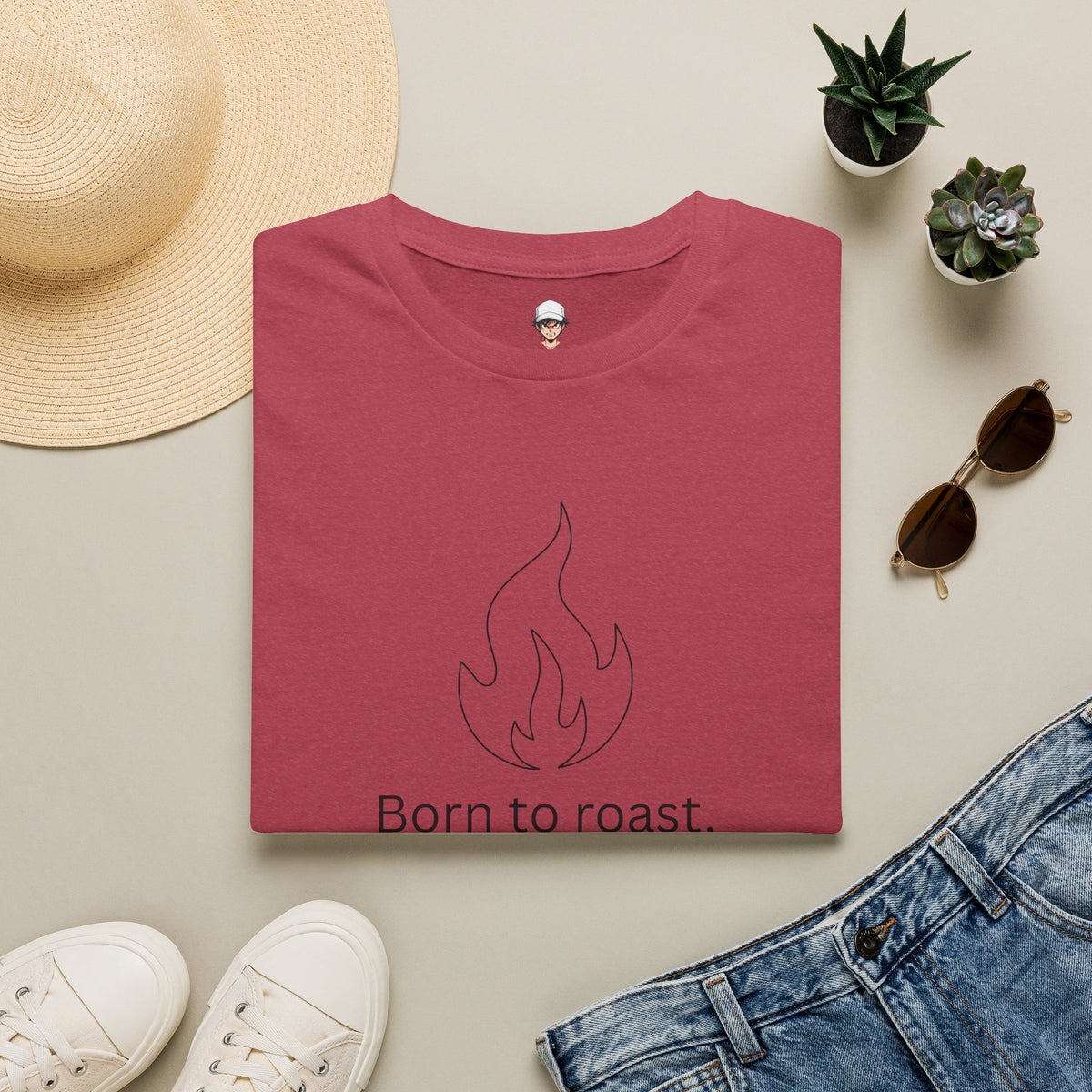 Born to Roast T-Shirt — Funny / Sarcastic Roast Graphic Tee