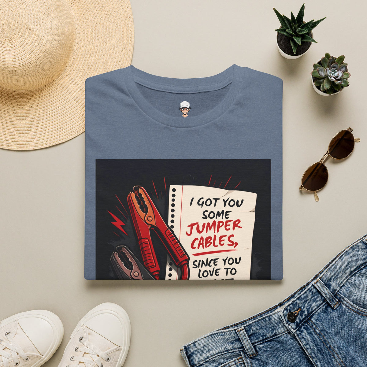 I Got You Some Jumper Cables Since You Love To Start Shit.(Funny Relationship Quote)
