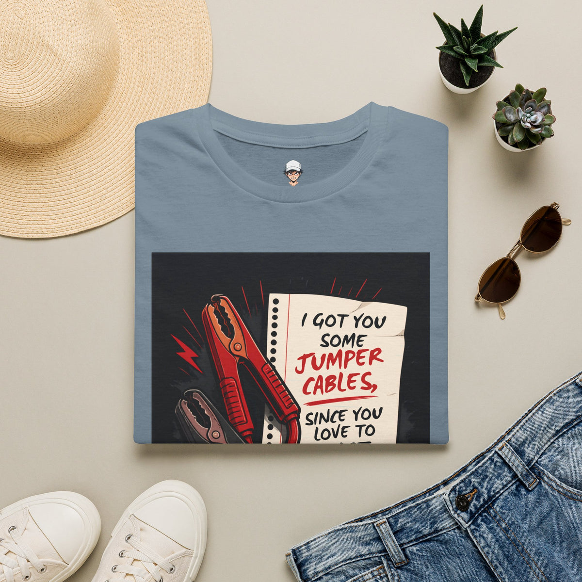 I Got You Some Jumper Cables Since You Love To Start Shit.(Funny Relationship Quote)