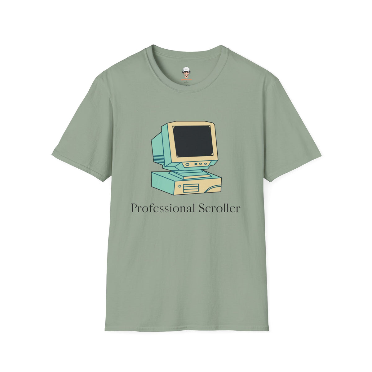 Retro Computer Illustration T-Shirt | Vintage PC Graphic Tee