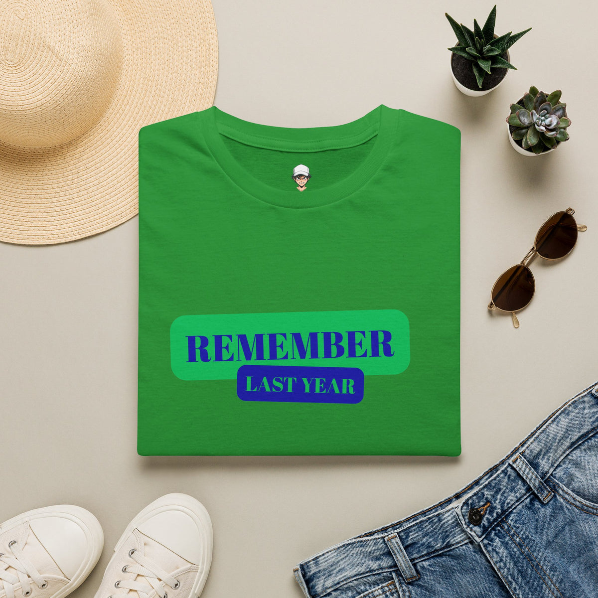Remember Last Year T-Shirt — Retro Bold Graphic Tee