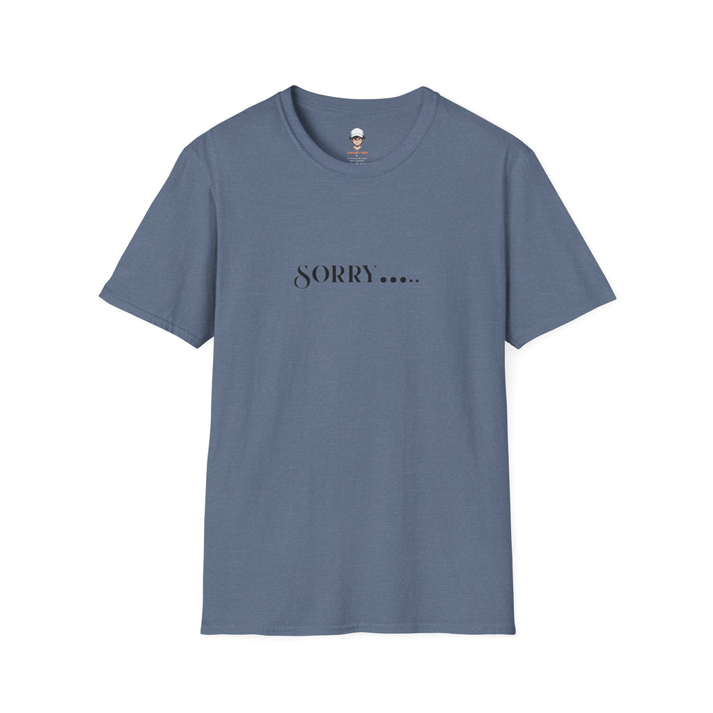 Sorry.... T-Shirt — Minimalist Apology Graphic Tee