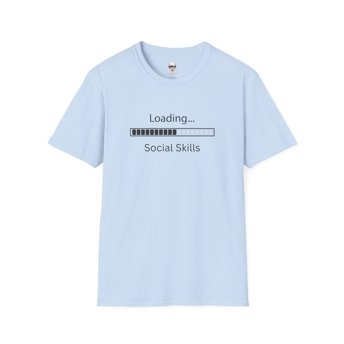 Loading Social Skills T-Shirt — Funny Introvert Shirt, Social Anxiety Humor Tee