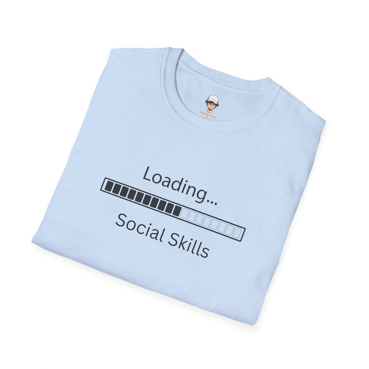 Loading Social Skills T-Shirt — Funny Introvert Shirt, Social Anxiety Humor Tee