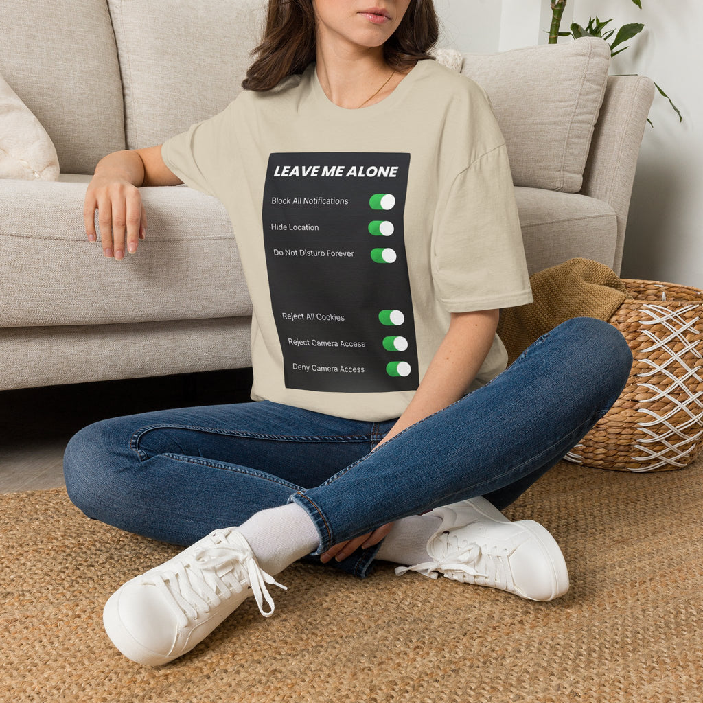 Leave Me Alone T-Shirt — 'Do Not Disturb Forever' Graphic Tee