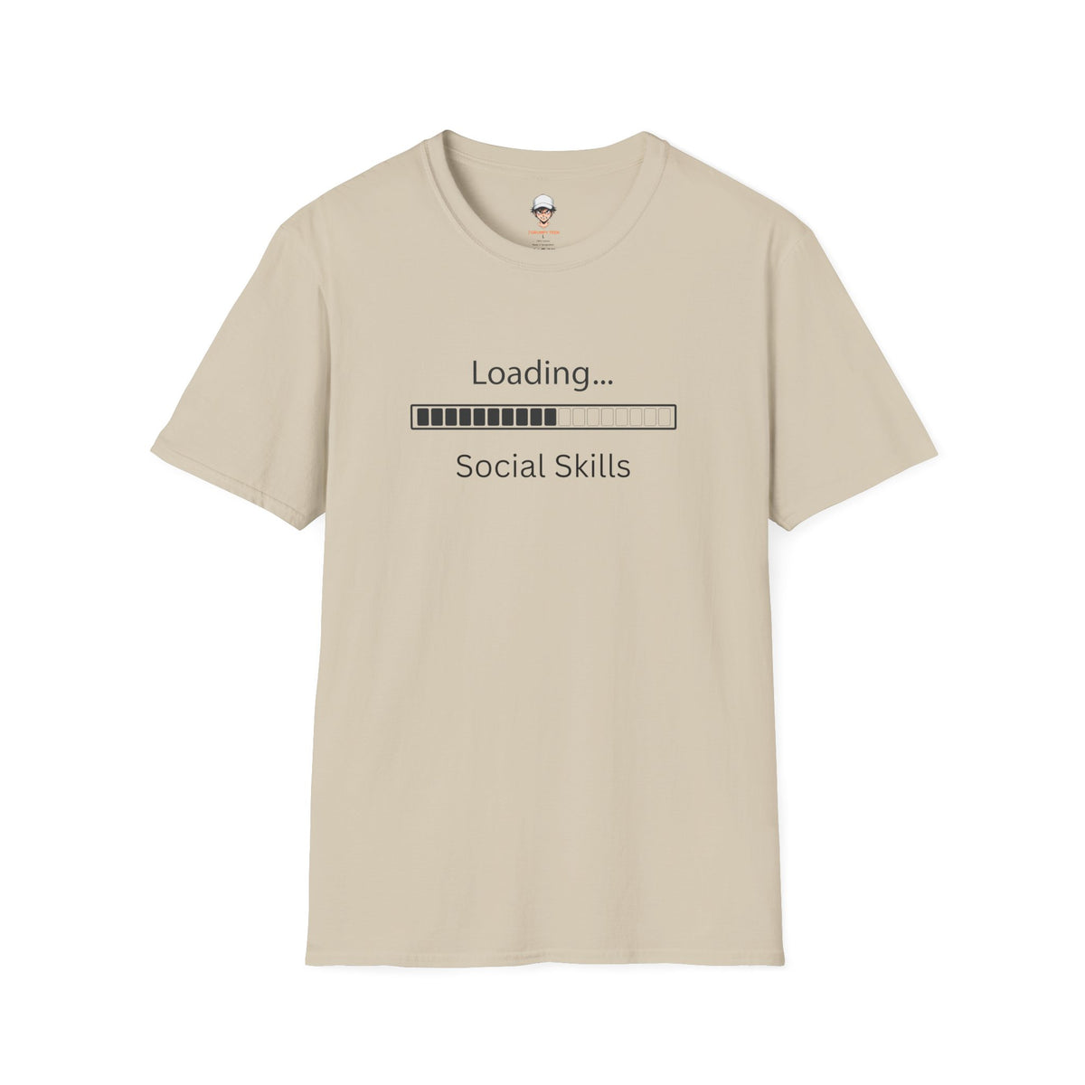 Loading Social Skills T-Shirt — Funny Introvert Shirt, Social Anxiety Humor Tee