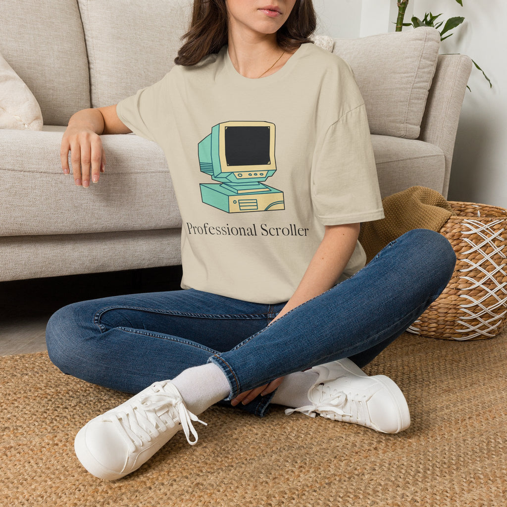 Retro Computer Illustration T-Shirt | Vintage PC Graphic Tee