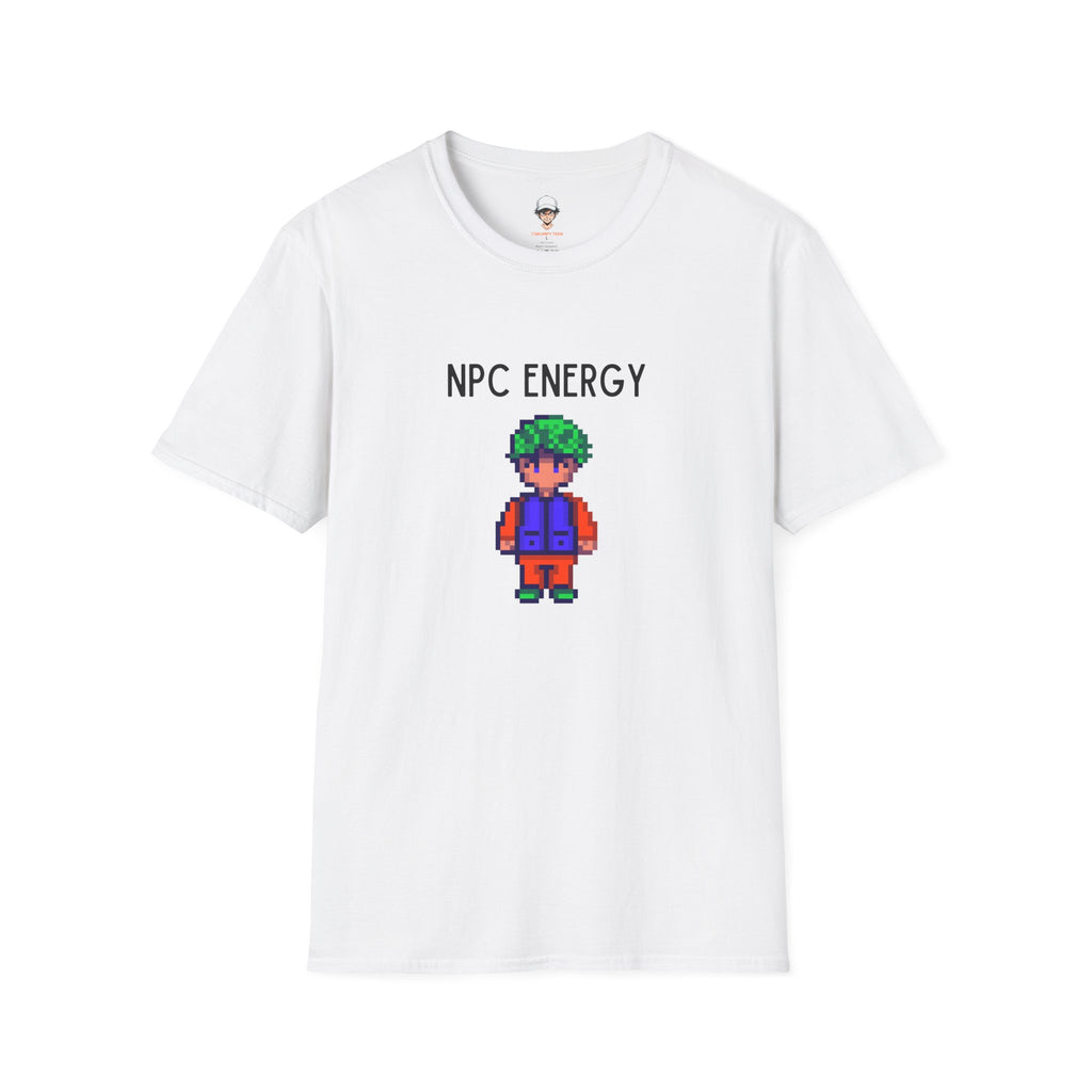 NPC Energy T‑Shirt — Retro Pixel Gamer Tee