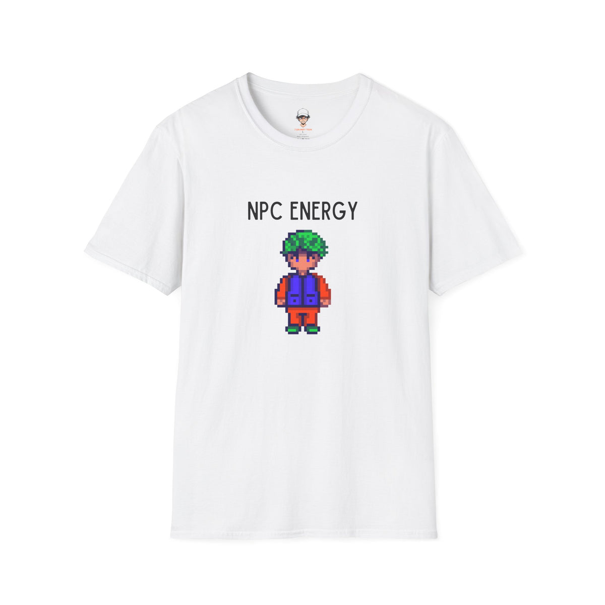 NPC Energy T‑Shirt — Retro Pixel Gamer Tee