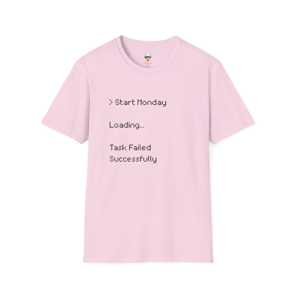 Monday Loading T-Shirt — Funny Lazy Monday Graphic Tee