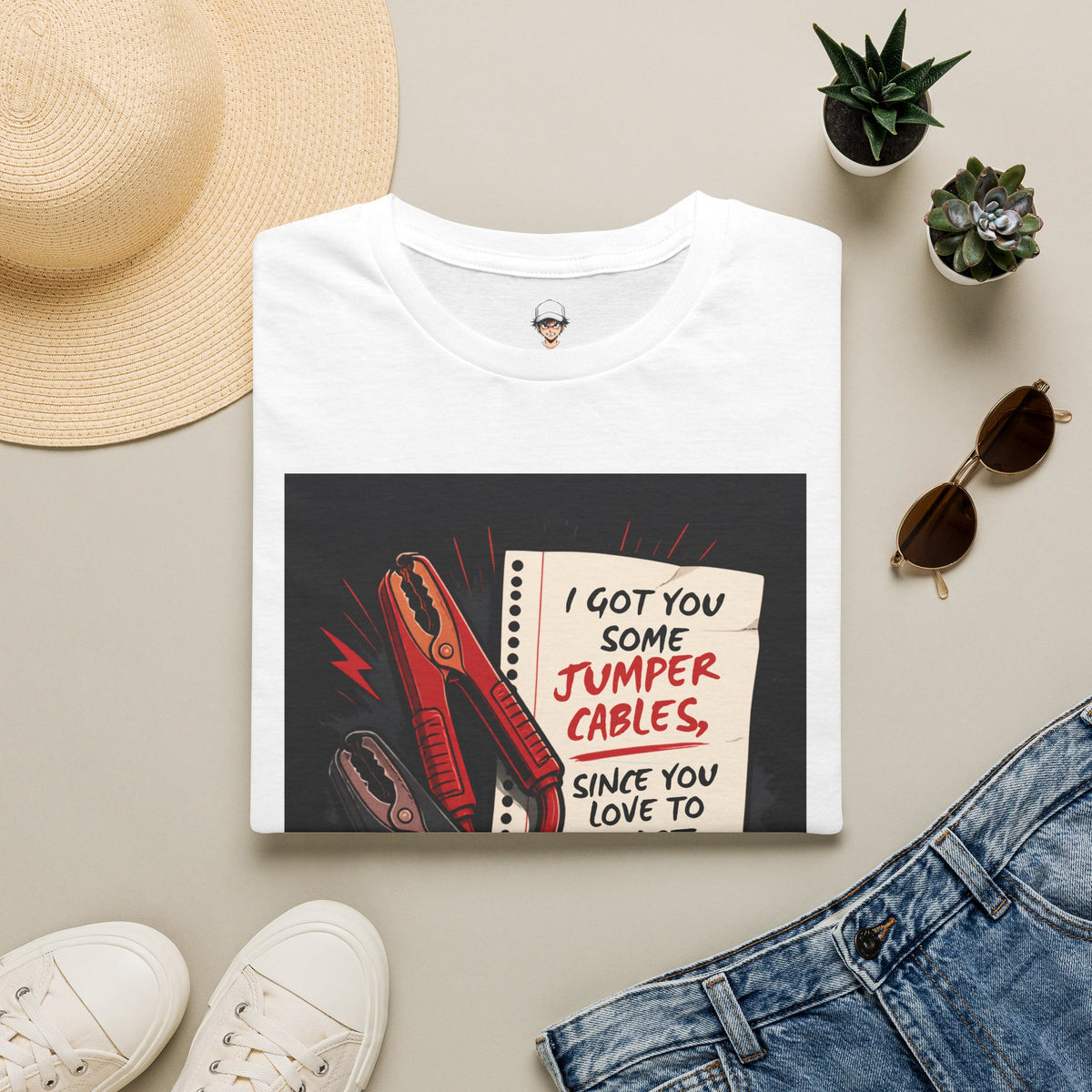 I Got You Some Jumper Cables Since You Love To Start Shit.(Funny Relationship Quote)