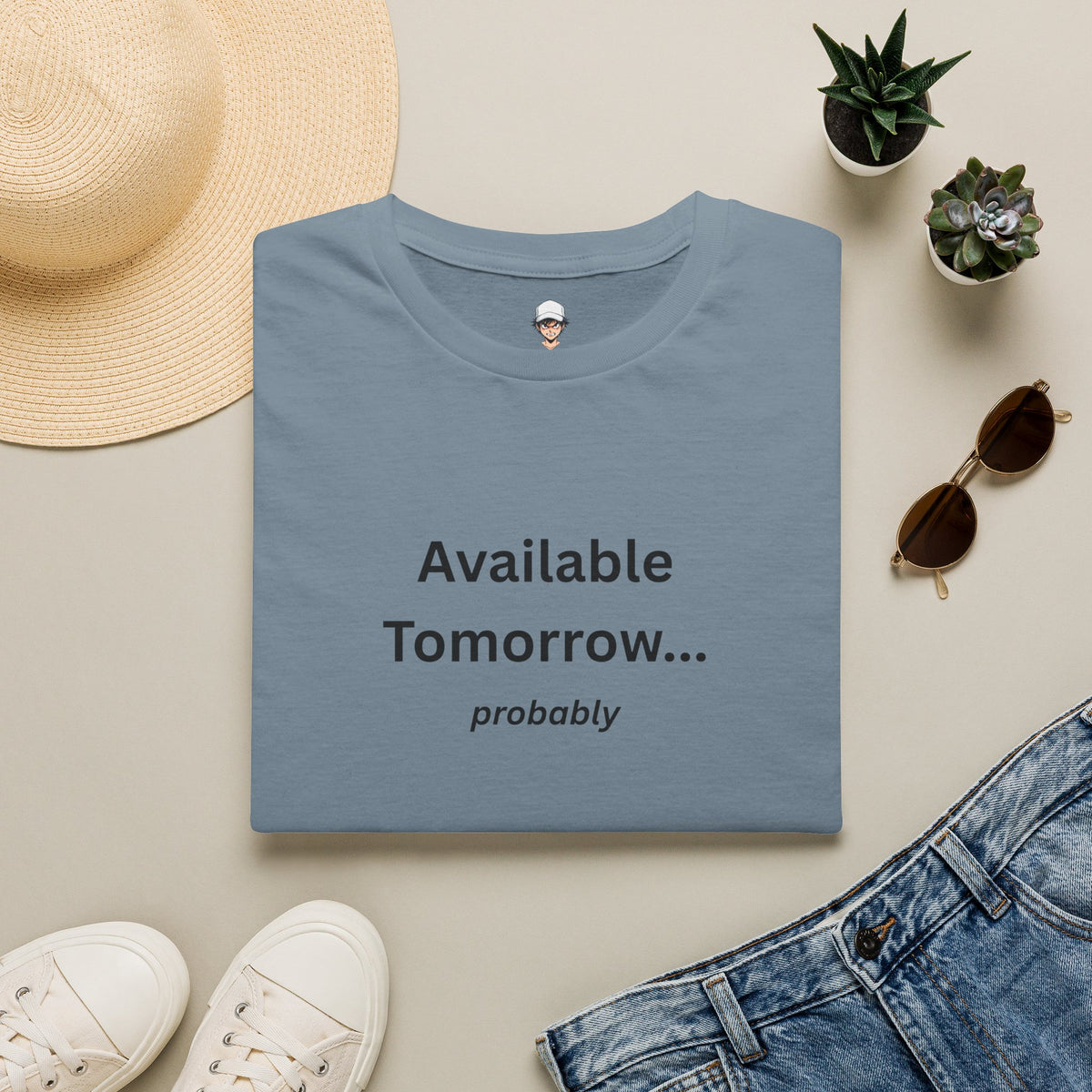 Available Tomorrow... probably T‑Shirt - Minimalist Graphic Tee