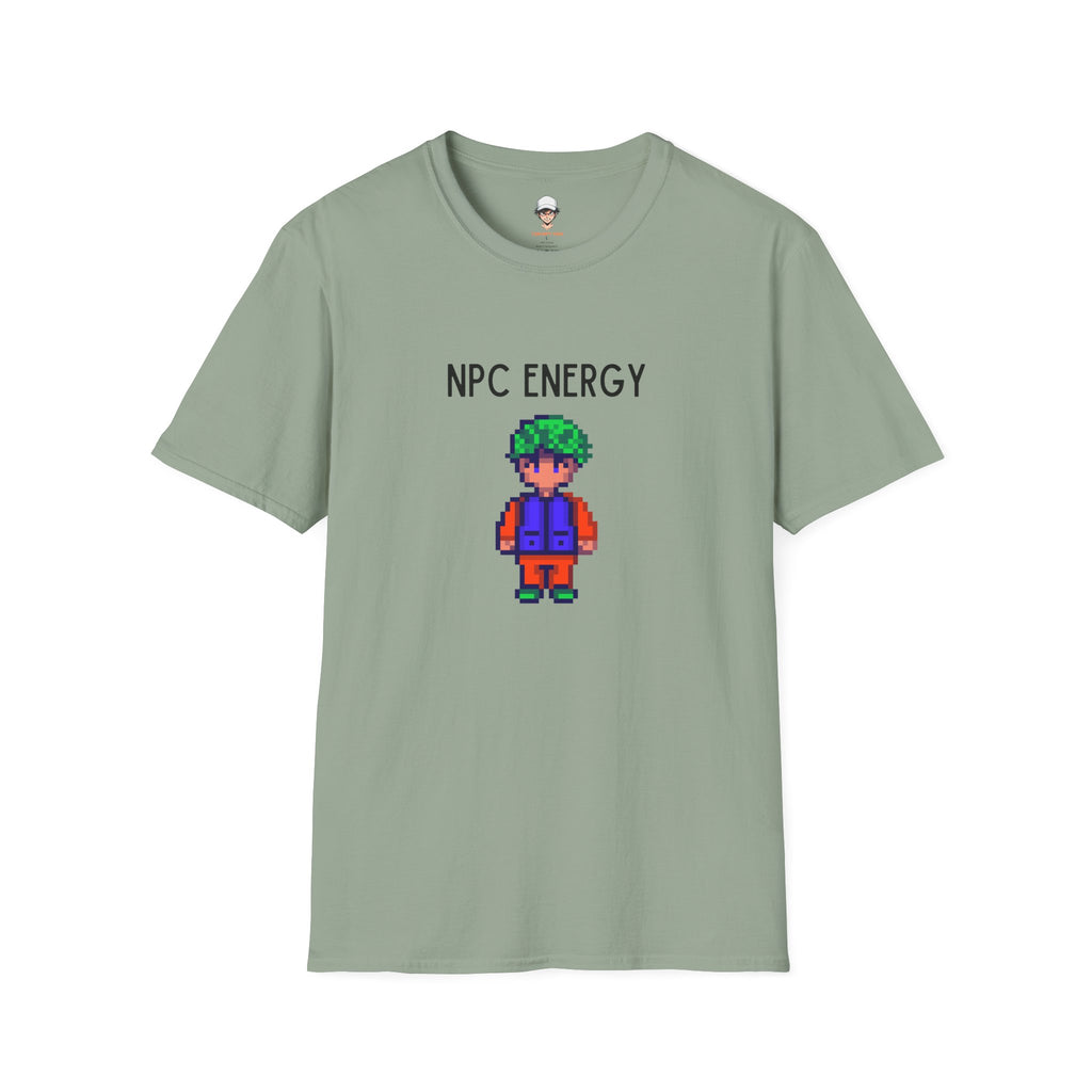 NPC Energy T‑Shirt — Retro Pixel Gamer Tee
