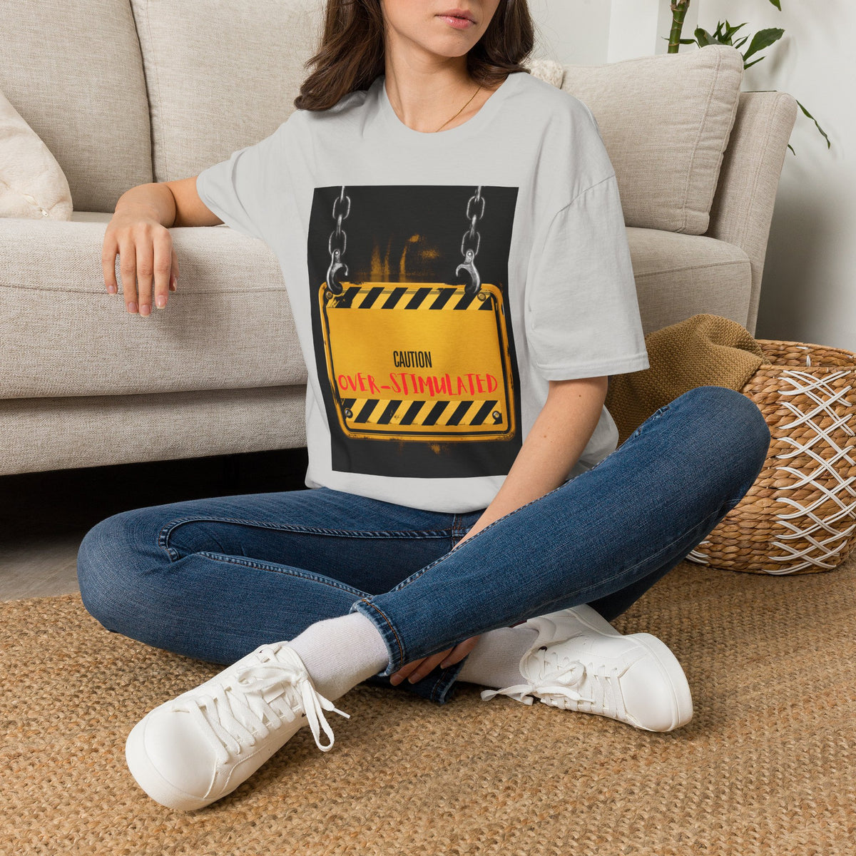 Caution: Over-Stimulated Graphic Tee