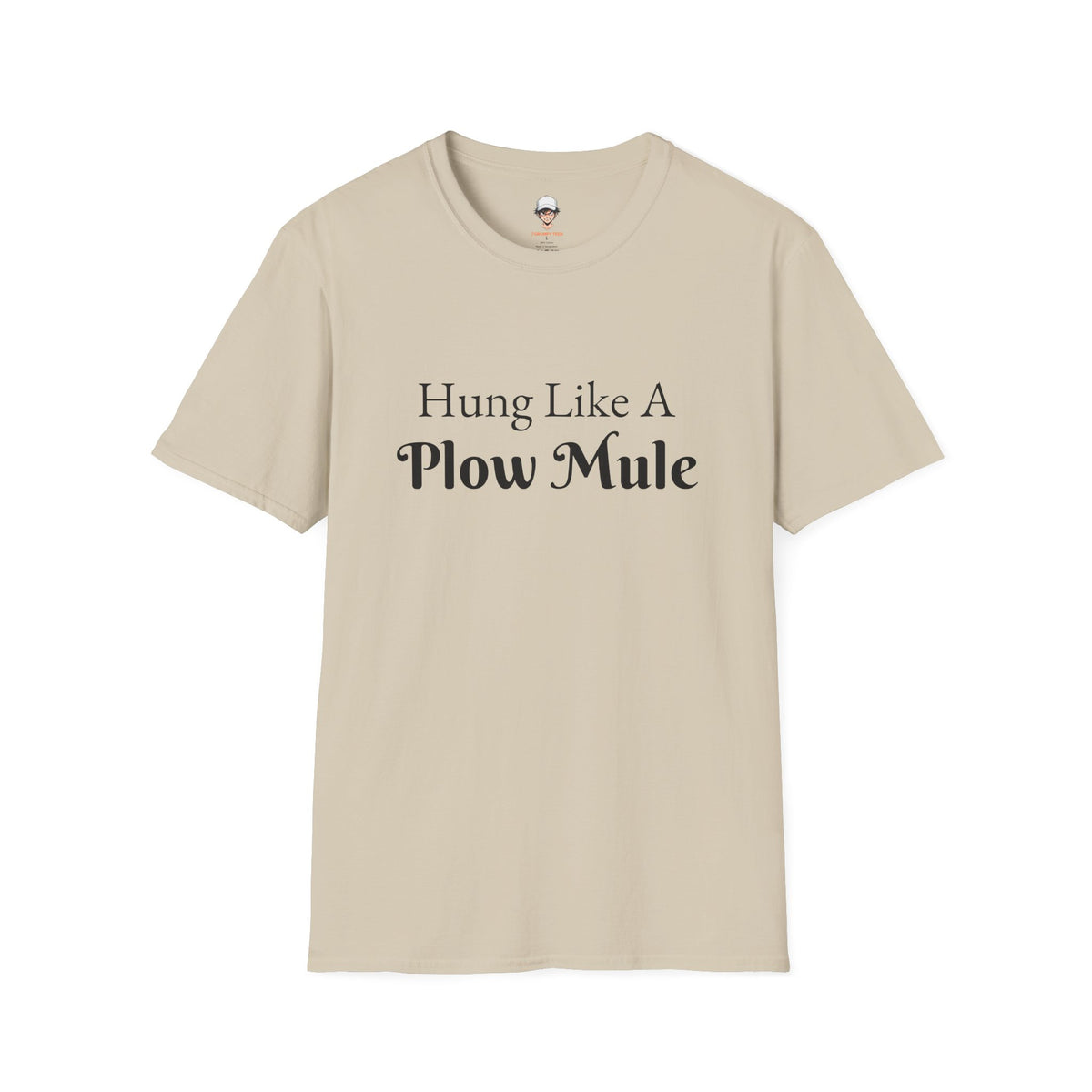 Hung Like A Plow Mule T-Shirt – Funny Farm & Country Humor Tee