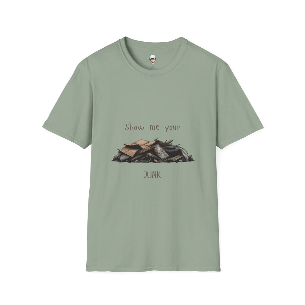 "Show Me Your Junk" Vintage Car Parts Graphic Tee