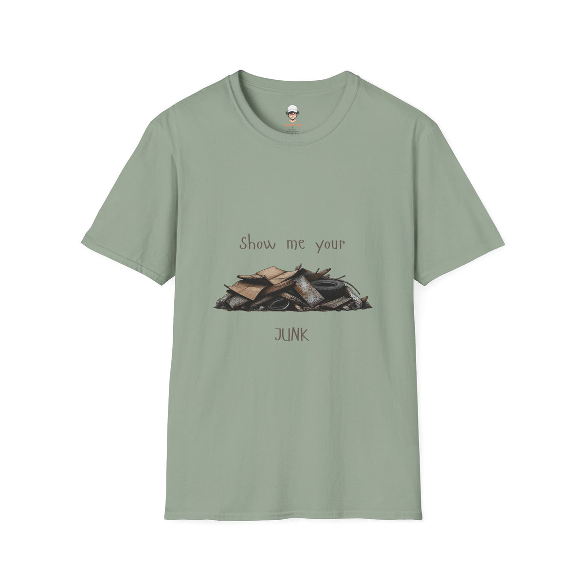 "Show Me Your Junk" Vintage Car Parts Graphic Tee