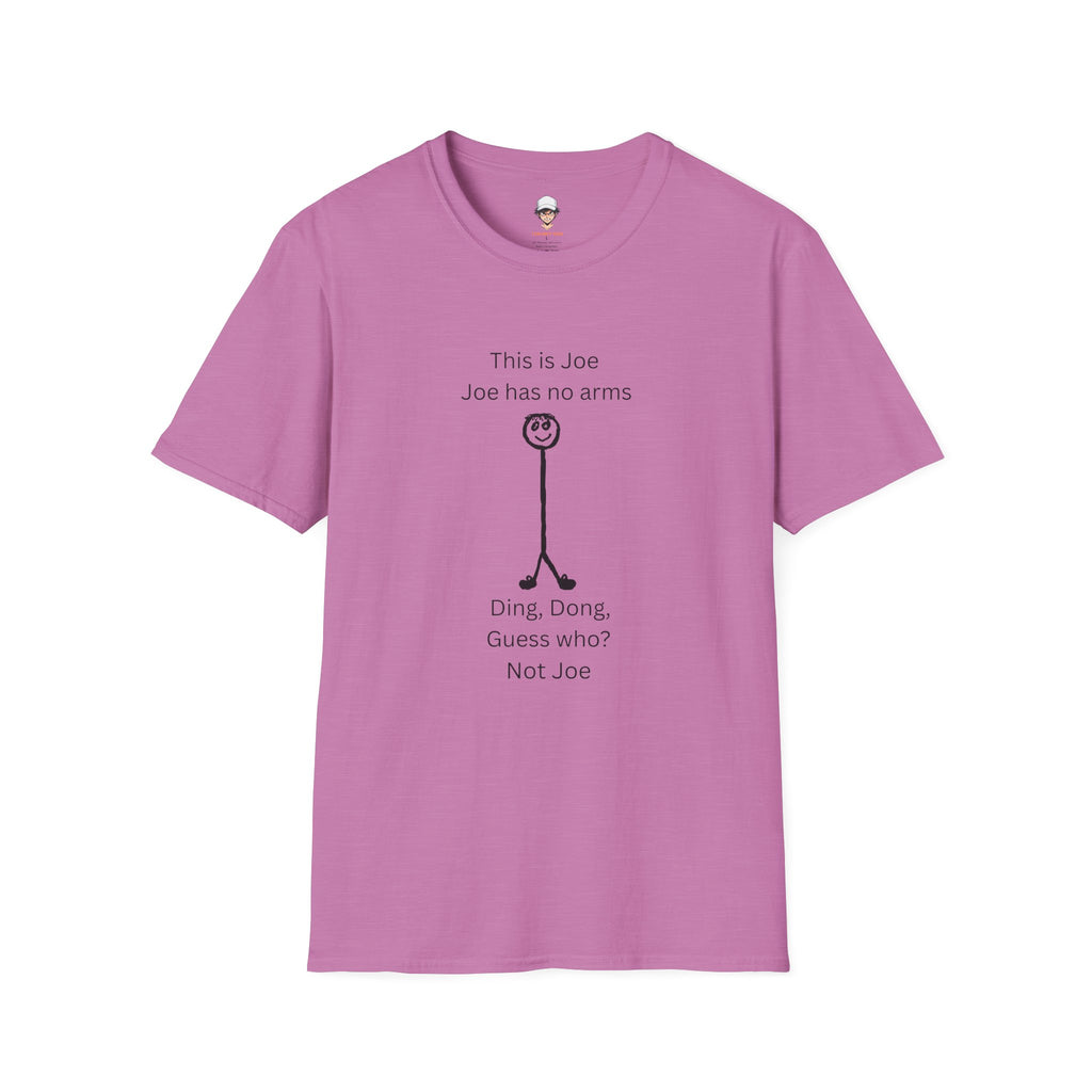 “This is Joe / Joe has no arms” Funny Stick Figure Tee