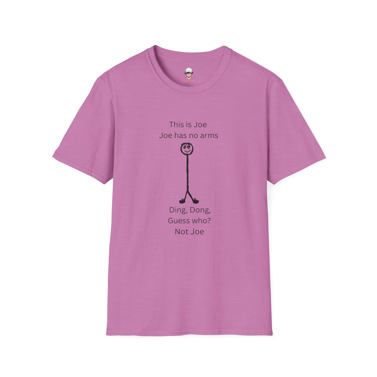 “This is Joe / Joe has no arms” Funny Stick Figure Tee