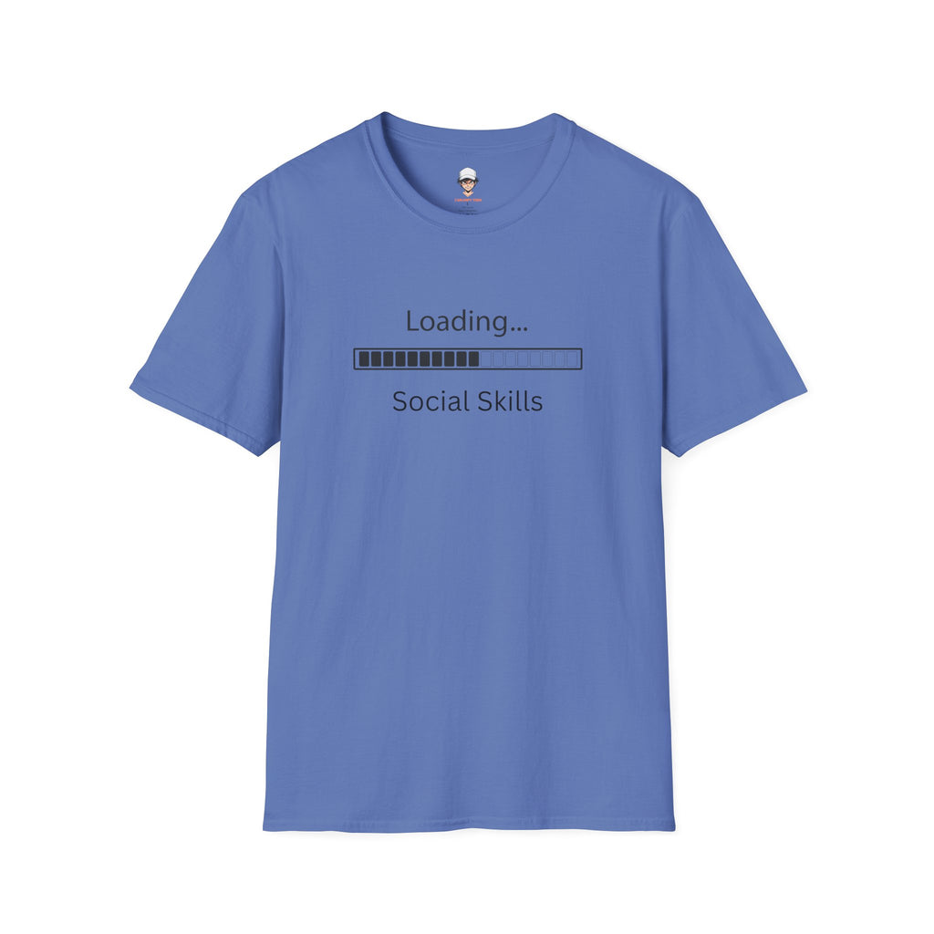 Loading Social Skills T-Shirt — Funny Introvert Shirt, Social Anxiety Humor Tee