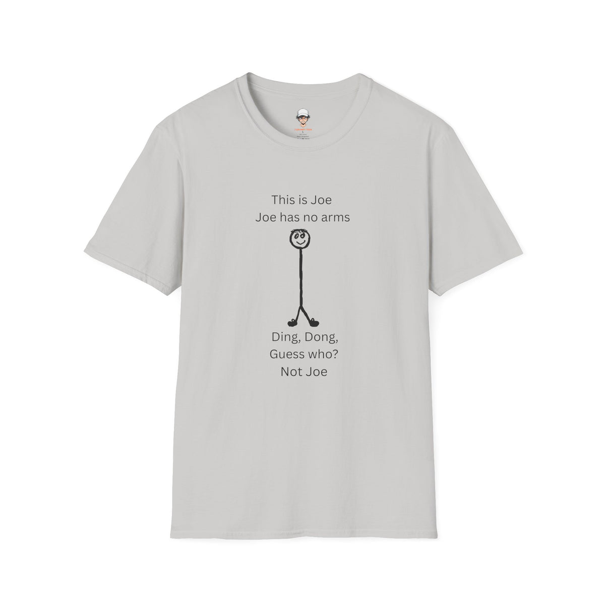 “This is Joe / Joe has no arms” Funny Stick Figure Tee
