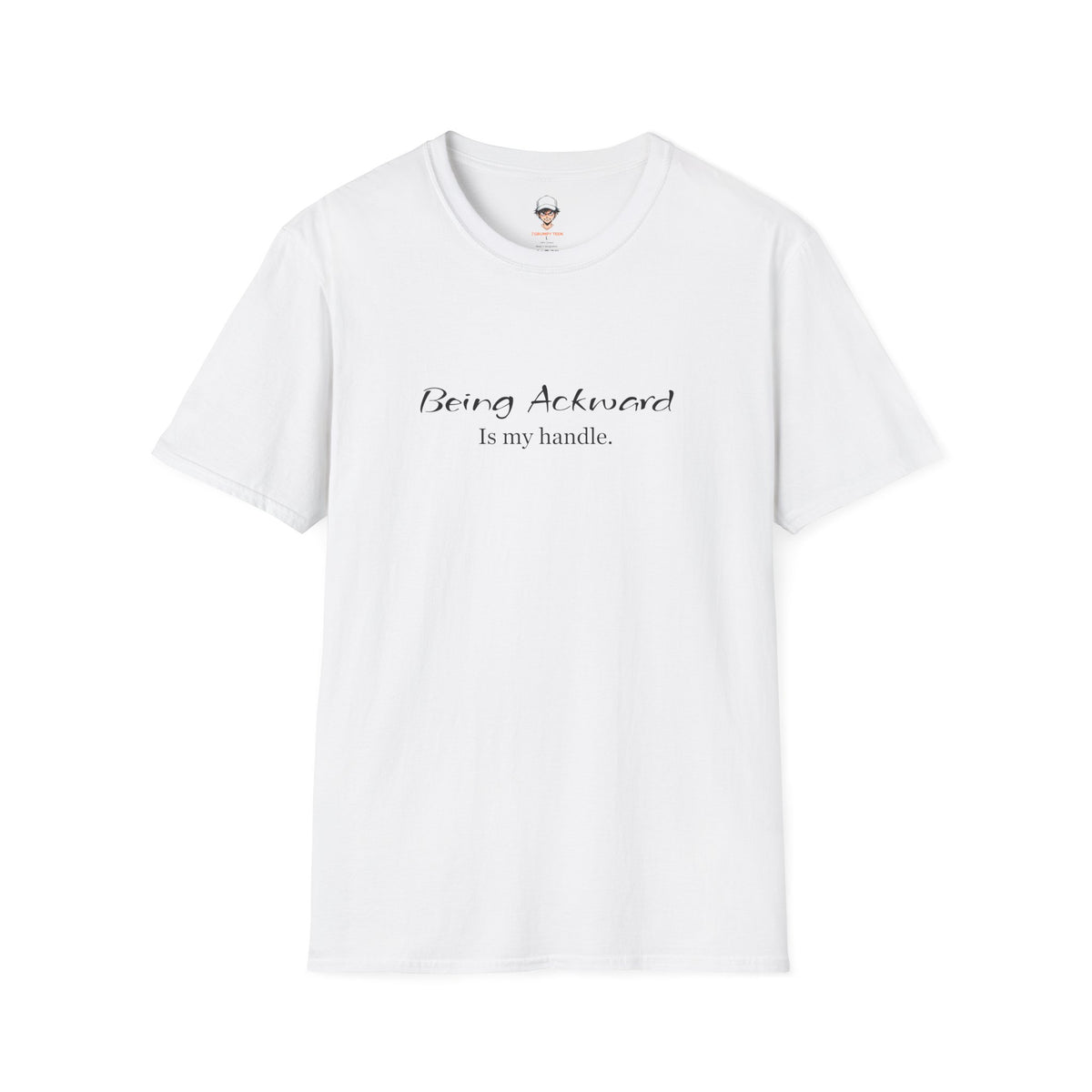 Being Awkward Is My Handle T-Shirt — Funny Introvert Graphic Tee