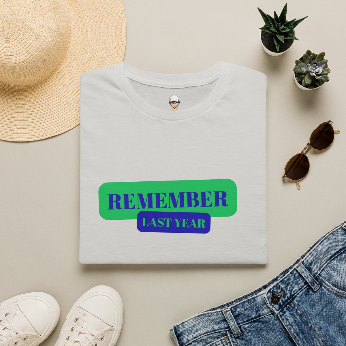 Remember Last Year T-Shirt — Retro Bold Graphic Tee