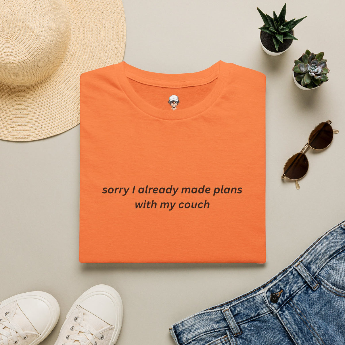 I already made plans with my couch T-Shirt — Relaxed Lounge Tee