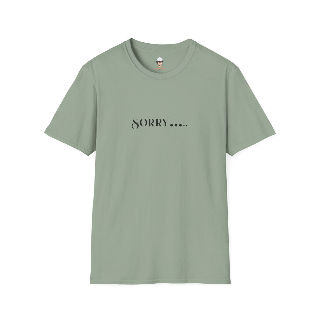 Sorry.... T-Shirt — Minimalist Apology Graphic Tee